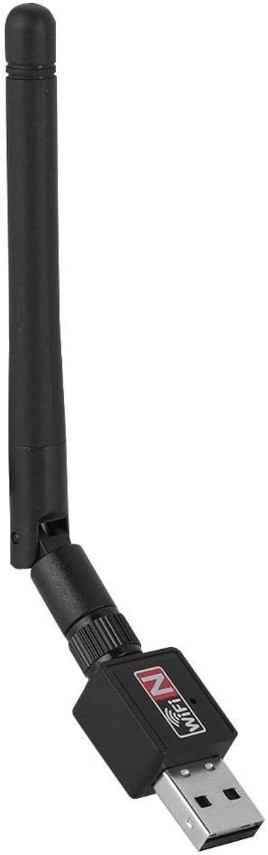 Snelle USB WiFi Adapter 300 Mbit/s - Draadloze 2.4 GHz Netwerkkaart voor Windows, Mac & Linux