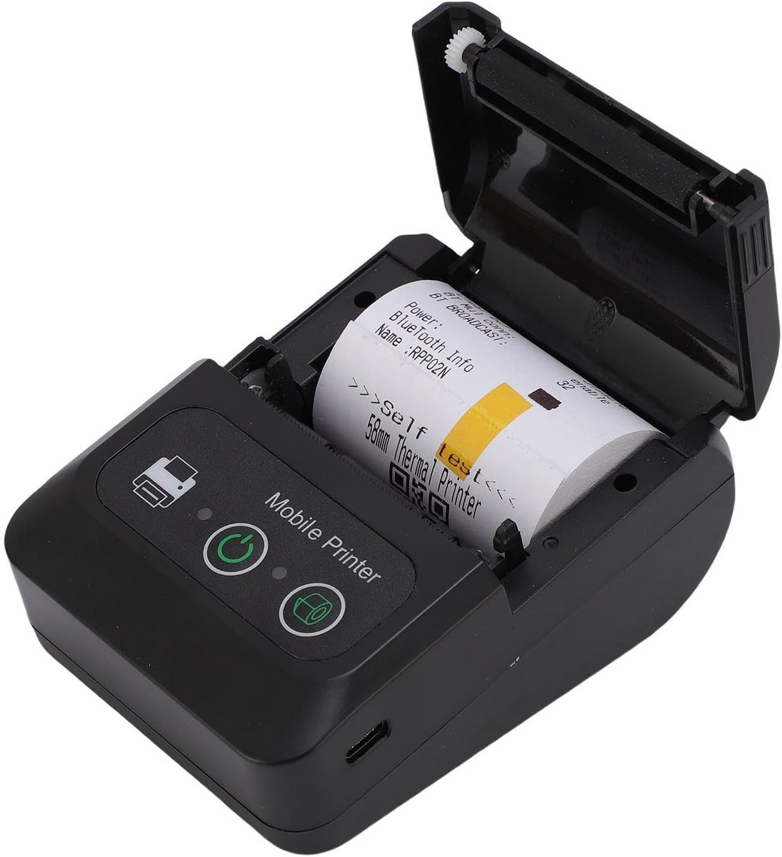 Draagbare Inktloze Thermische Labelprinter met Bluetooth voor Mobiel en PC