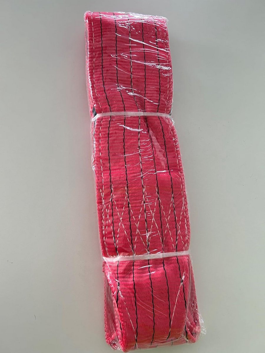 Polyester Hijsband met Versterkte Ooglussen en Draagvermogen tot 6 Ton