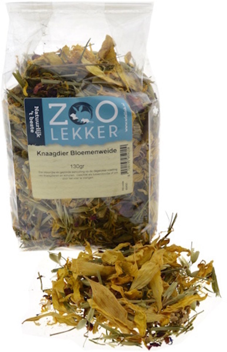 Zoolekker Knaagdier Bloemenweide 130 Gram