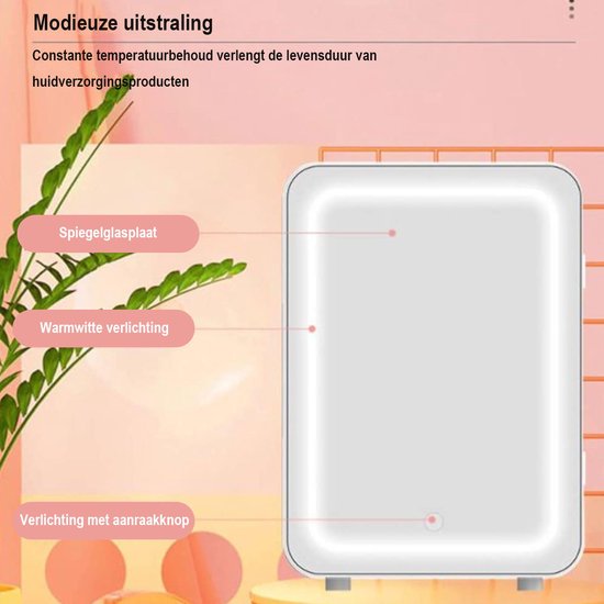EAFC - Skincare Fridge - Mini Koelkast - Inclusief E-Book - Skincare Koelkast - Make-up Koeling - 4 Liter van eafc — afbeelding 3