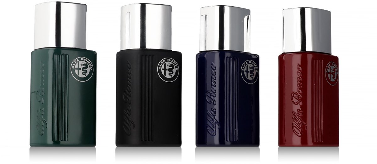 Alfa Romeo EDT set - 15 ml Green - 15ml - Black - 15ml Blue - 15ml Red