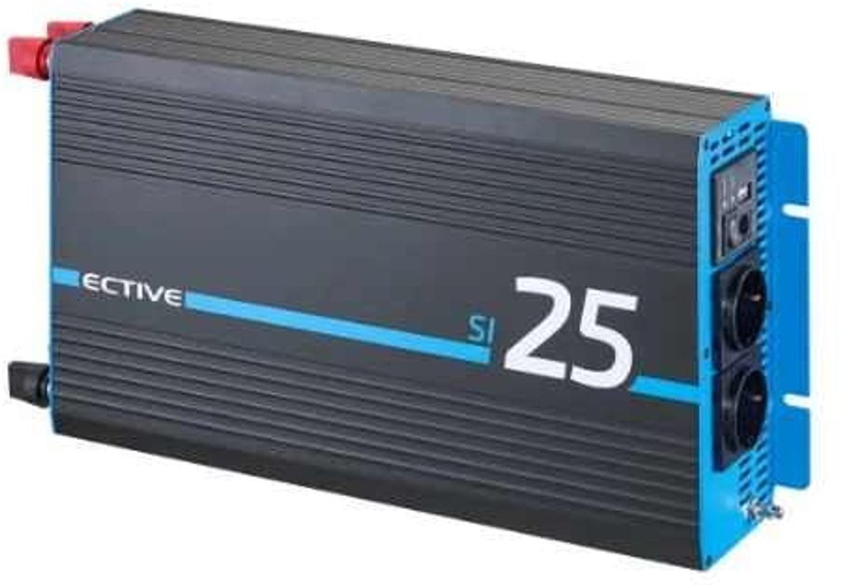 Omvormer zuivere sinus 24V-230V - Ective SI - SI 25, 24V-230V