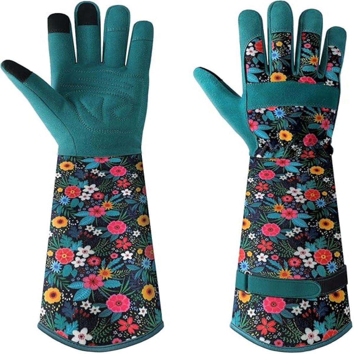 Tuinhandschoenen - Dames - Langwerpige bescherming - 2 stuks - Tuinwerk + Roze