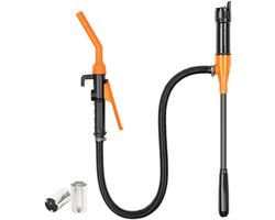 Draagbare batterijpomp, verbeterde op batterijen werkende elektrische hevelpomp, waterpomp, eenvoudig te gebruiken handbrandstofpomp, draagbare batterijpomp voor het overbrengen van gas, brandstof, diesel en water (1 stuk)