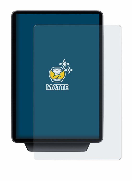 Protecteur d'écran mat sur un écran de navigation avec logo 'MATTE'.