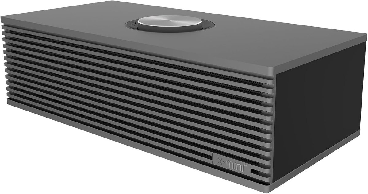 Draagbare Bluetooth Luidspreker - Mini Speaker - Muziek Streamen - Omnidirectioneel Geluid - 21.4 x 10.4 cm - Mystic Grey