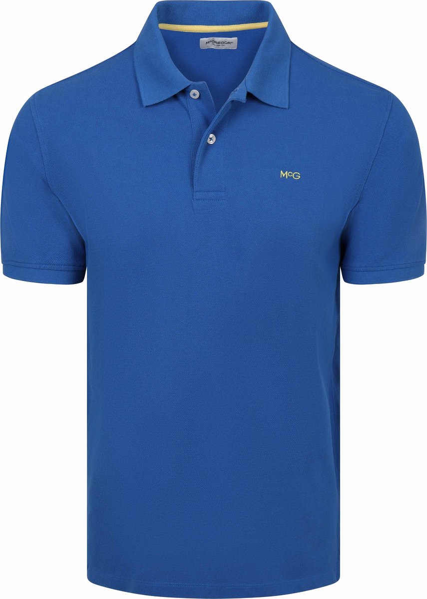McGregor Piqué Polo Kobalt Blauw - Maat 3XL - Heren