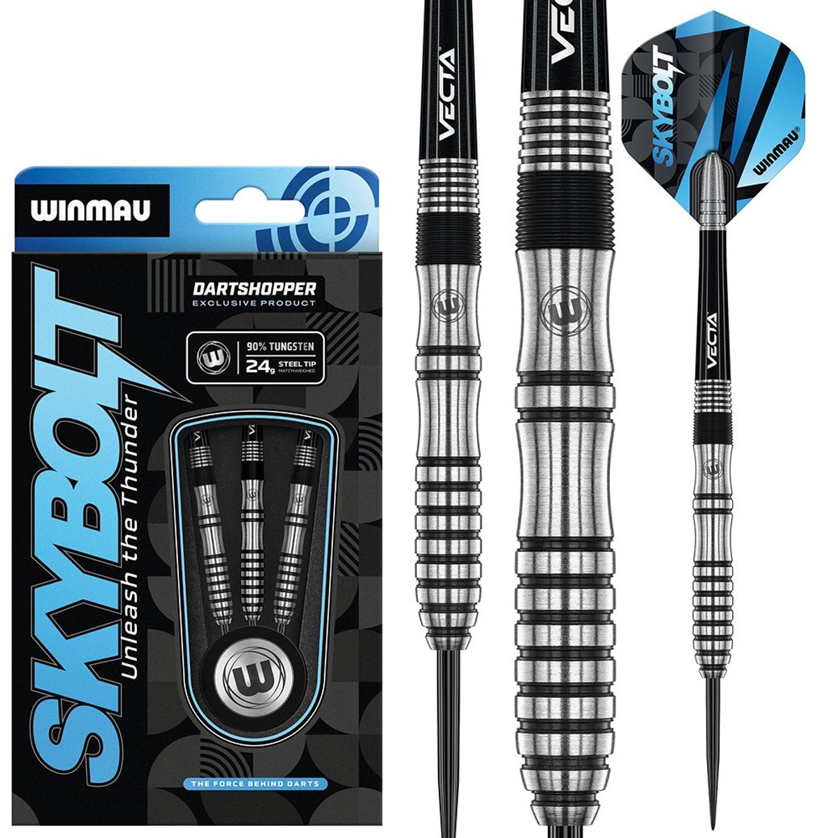 Winmau Skybolt Scalloped 90% Dartshopper Exclusives - Dartpijlen