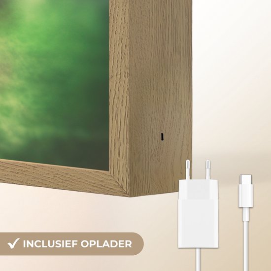 Nachtlampje 60x40 cm - Kinder lamp - Voetbal - Goal - Doelnet - Vuur - Tafellamp kinderkamer draadloos - Slaapkamer lampje - Bedlamp kinderen - Kinderlampje - Wandlamp babykamer - Nachtlampjes van Merkloos — afbeelding 5