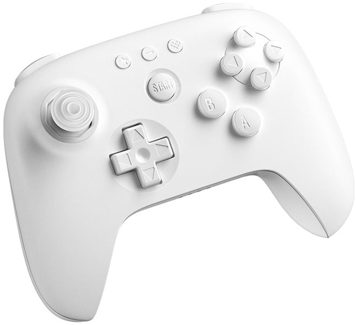 Image of 8Bitdo 64 Bluetooth Wit Bluetooth/USB Gamepad Analoog Android, Nintendo Switch, Nintendo Switch 2, PC