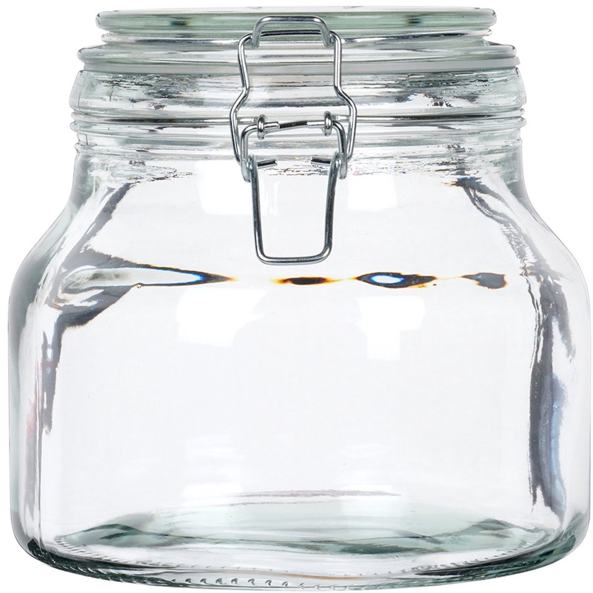 Orion Patent - Voorraadpot met beugelsluiting - Glas - Luchtdicht - 1,85 l