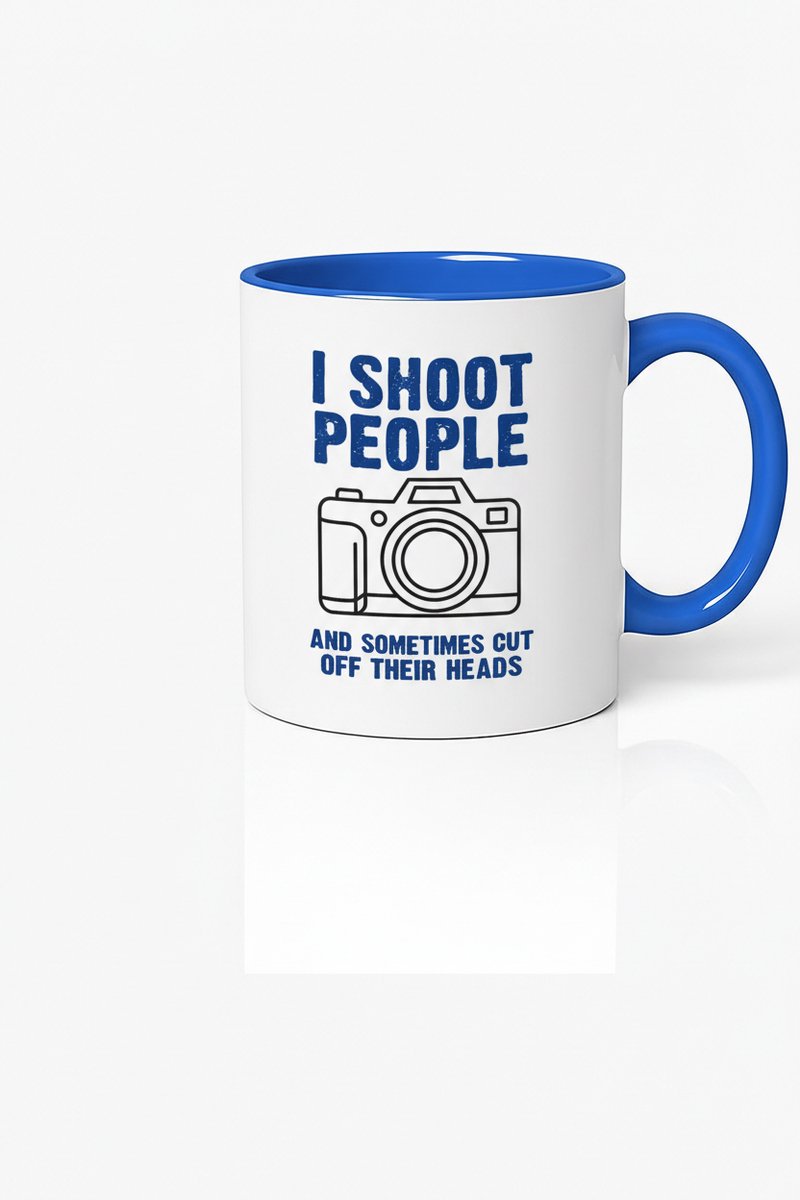 I Shoot People Fotograaf Mok - Origineel Cadeau Idee