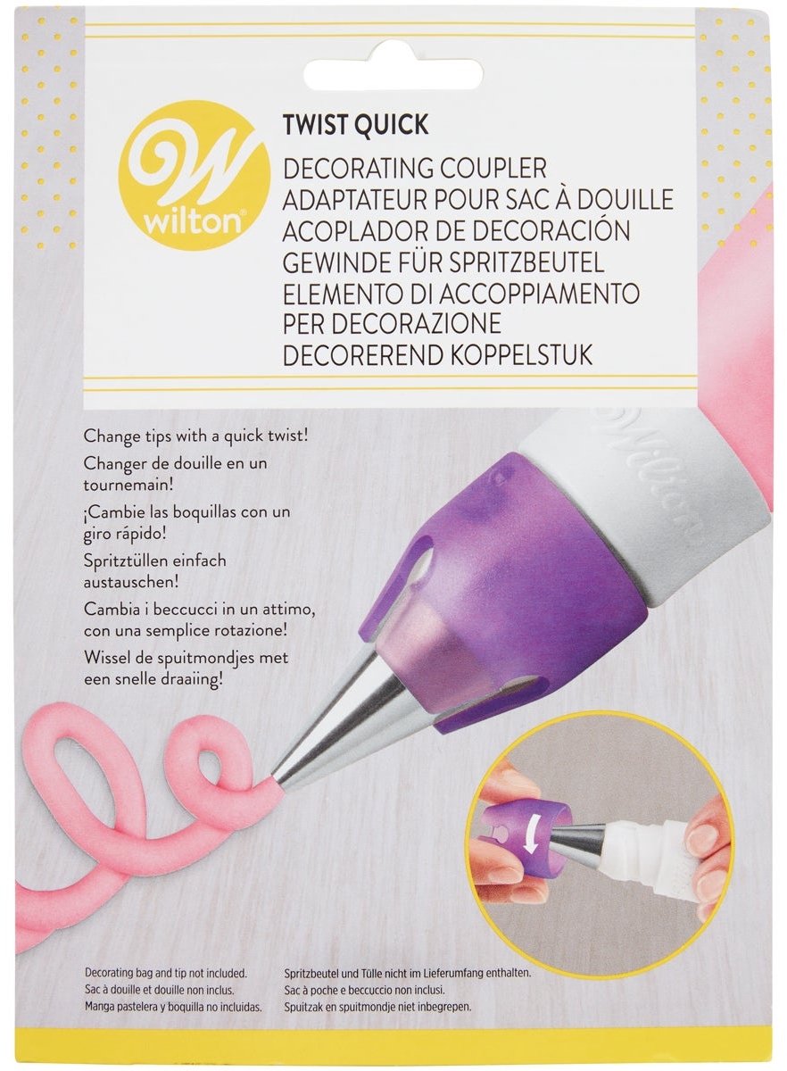 Wilton Adapter/Coupler - Twist Quick Coupler - voor Wilton Spuitmondjes