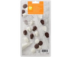 Wilton Candy Mold - Halloween Mini Schedel - Chocolade Mal - Bakvorm Chocolade