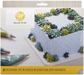 Wilton Spuitmondjes Deluxe Set - Garneerspuit voor Taartdecoratie - 22 Stuks