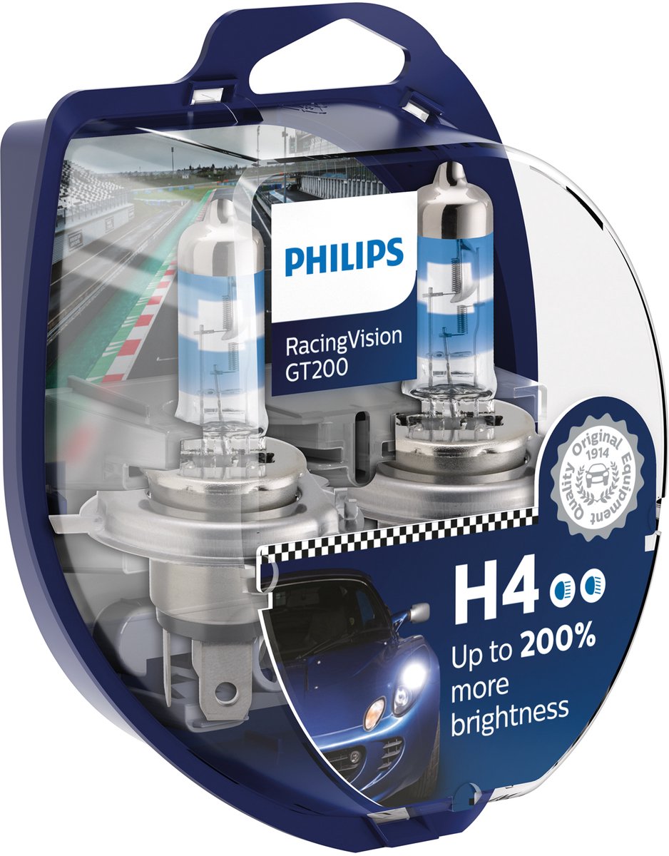 Philips Autolamp 12342RGTS2 Halogeenlamp RacingVision H4 60/55 W 12 V – foto 4