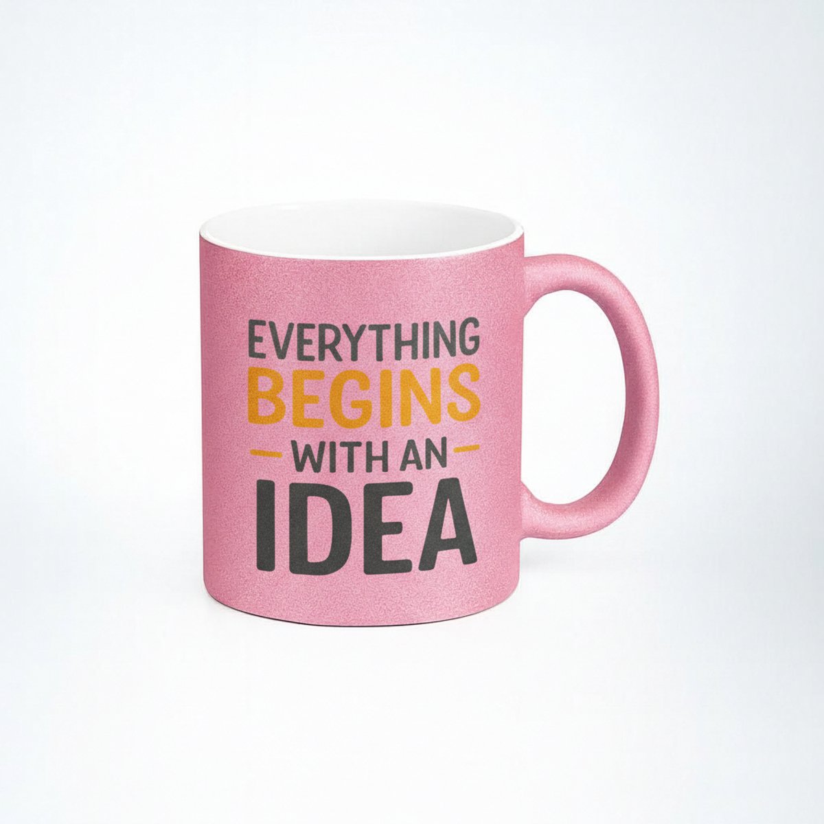 Inspirerende Mok "Everything Begins With An Idea" - Cadeau voor Creatievelingen