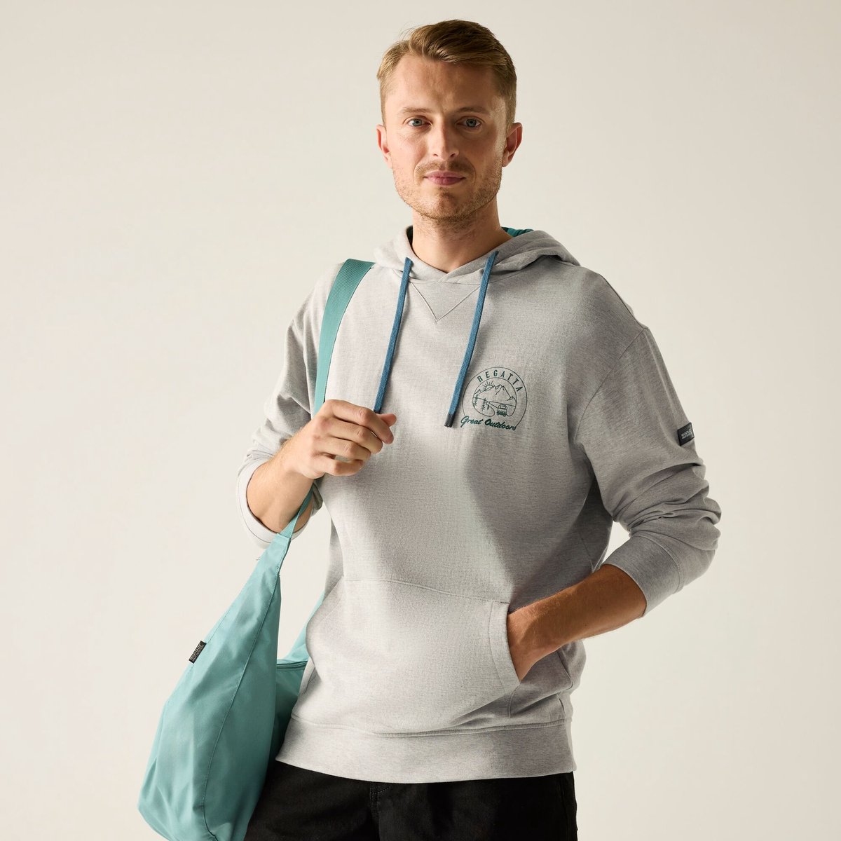 Heren Cline Over the Head Hoody Paars