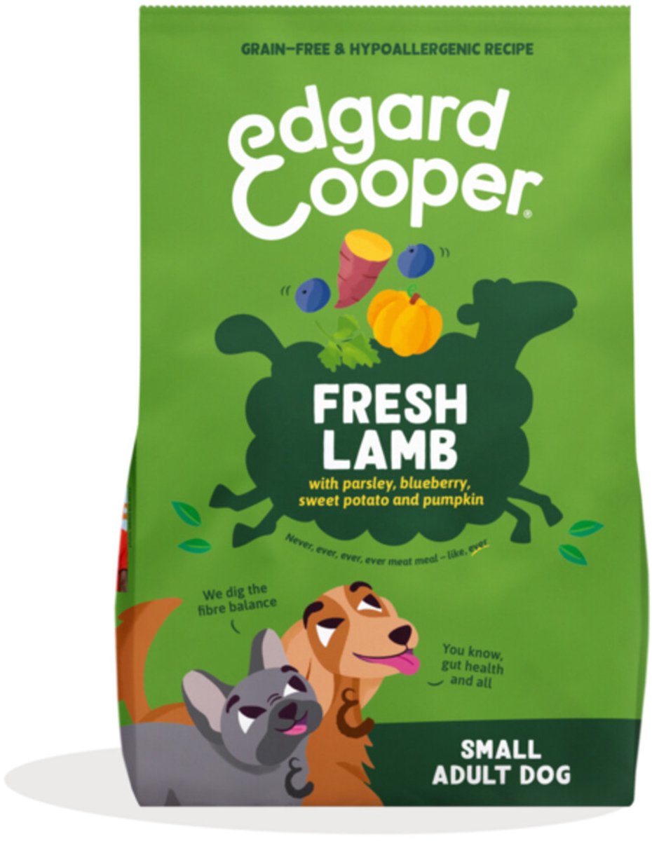 Edgard & Cooper Hondenvoer Droog Adult Small Lam - 6 x 700 gr - Voordeelverpakking