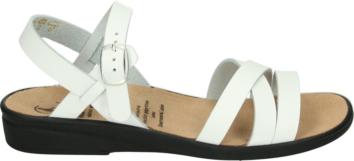 Ganter - 202811 SONNICA - Sandalen met hakDames Sandalen - Kleur: Wit/beige - Maat: 41