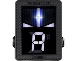 Korg Pitchblack XS CHROMATISCHE PEDAALSTEMMER, compacte vloerstemapparaat met groot display.