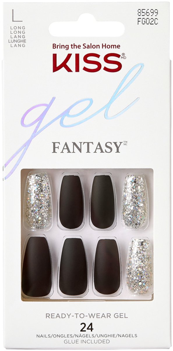 KISS Gel Fantasy Nails FG02H1 - Nagelgel - Fantasy, Maat H1
