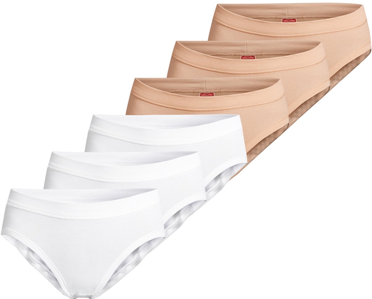 Conta Dames hipster slip 6 pack fijnrib