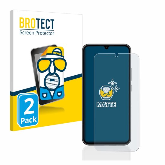 BROTECT - Protecteur d'écran pour Samsung Galaxy A34 5G - Film de protection mat (2 pièces)