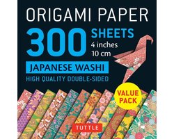 Origami Paper 300 Sheets Japanese Washi Patterns 4" (10 CM): Tuttle Origami Paper: High-Quality Double-Sided Origami Sheets Printed with 12 Different
