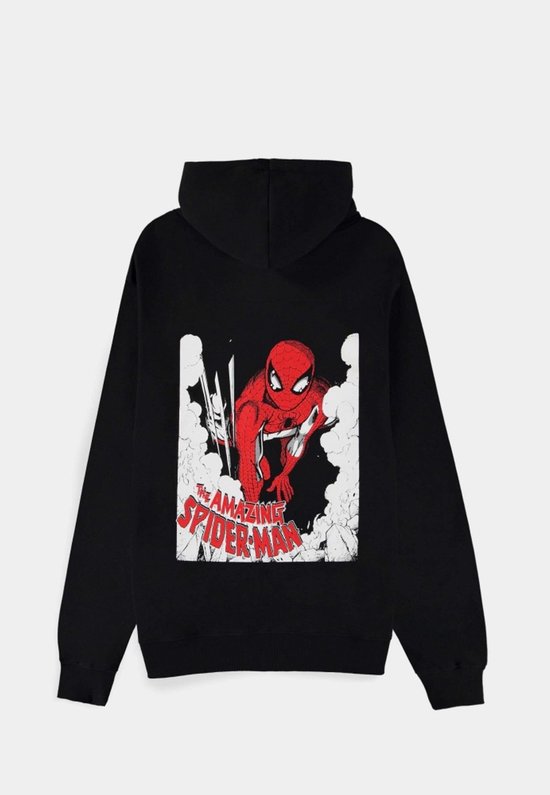 Gilet à capuche Marvel Spider-Man pour homme – Noir – M