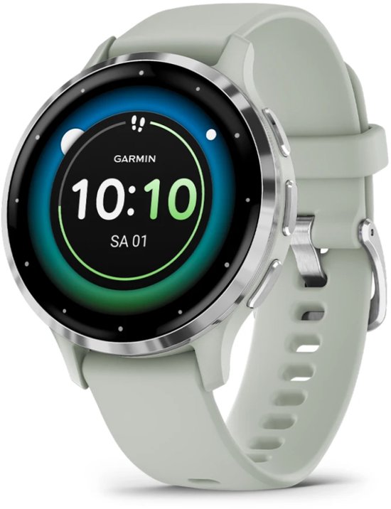 Garmin Venu 3S Smartwatch with AMOLED Display – Sage Grey