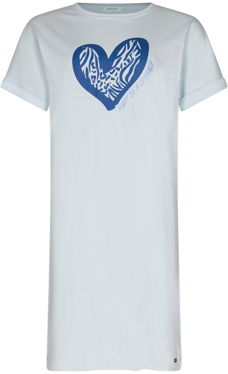 Rebelle MyRebelle - Nachthemd - Blue Bay - Biologisch Katoen - Blauw