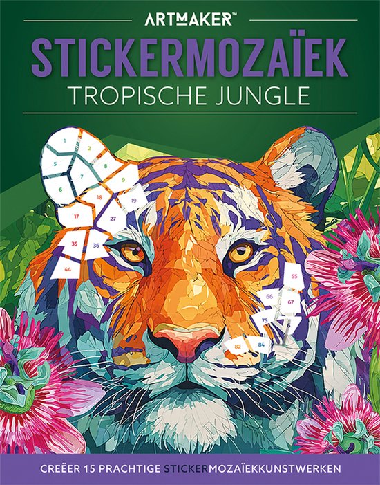 Stickermozaïek - tropische jungle - cover