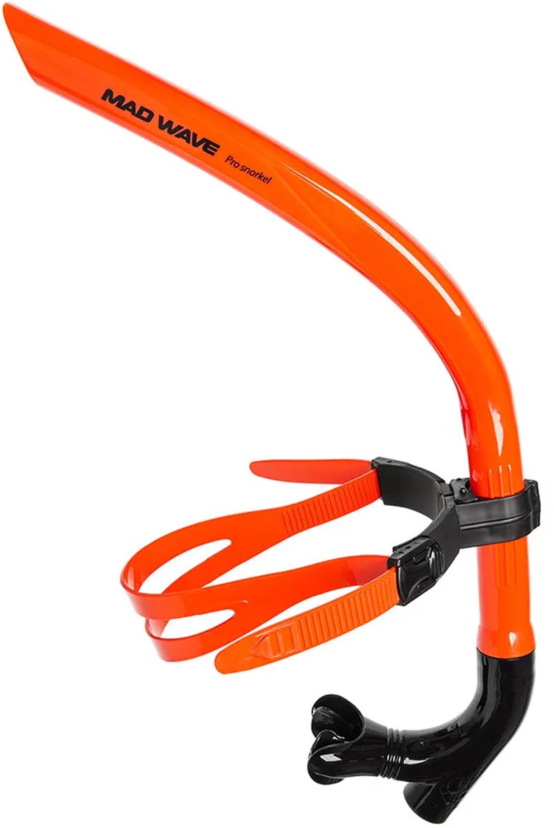 Mad Wave Pro Frontale Snorkel Oranje