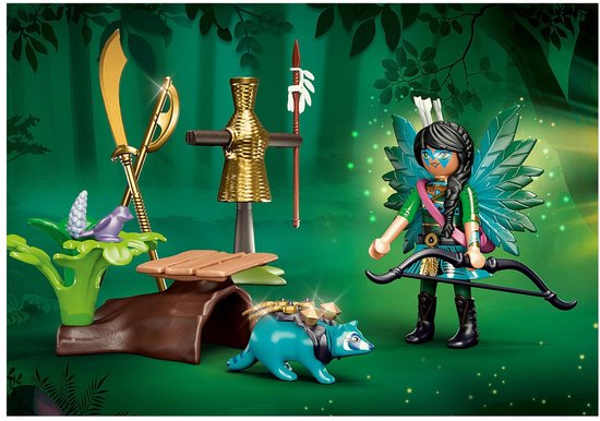 PLAYMOBIL  Starter Pack Knight Fairy avec raton laveur - 70905