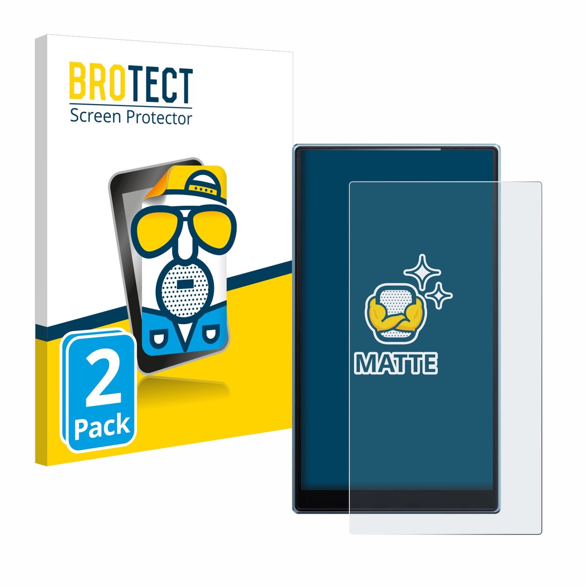 BROTECT - Screenprotector voor FiiO JM21 - Folie Beschermfolie matte 2 Stuks