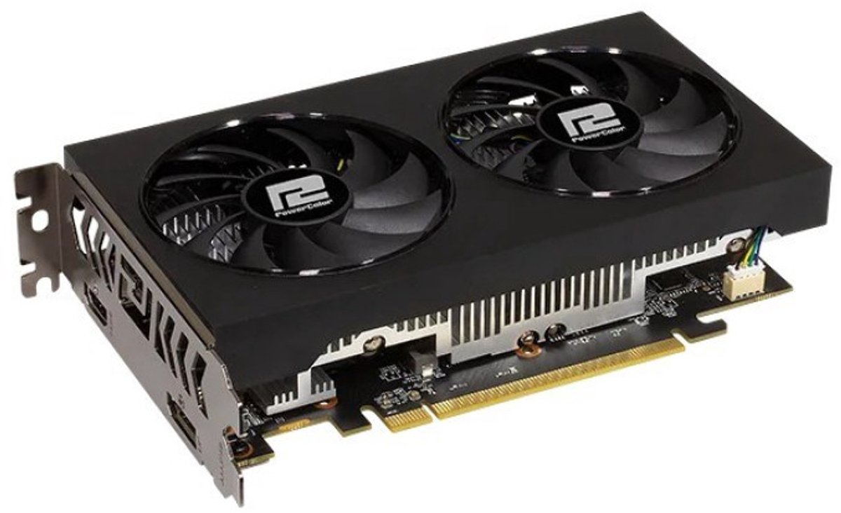 Radeon RX 6500 XT 4GB GDDR6 Grafische Kaart PowerColor Fighter Dual Fan Koeling PCIe 4.0 Full HD Gaming - Afbeelding 5