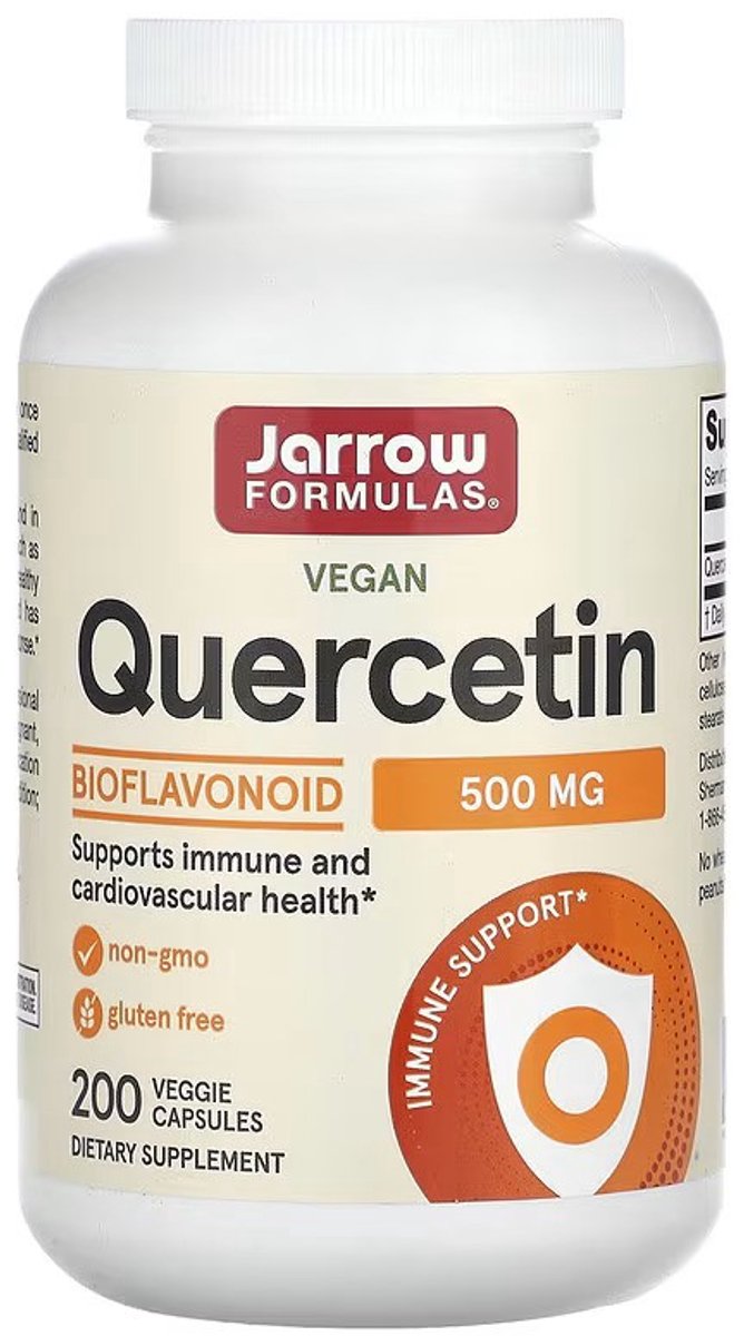 Quercetin 500 mg (200 Capsules) - Jarrow Formulas