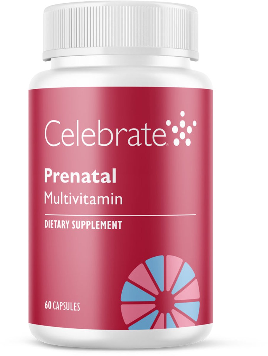 Celebrate Vitamins bariatrische prenatale multivitamine met IJzer – 60 capsules
