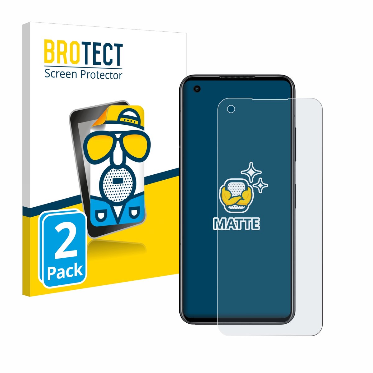 BROTECT - Screenprotector voor ASUS ZenFone 10 - Folie Beschermfolie matte 2 Stuks