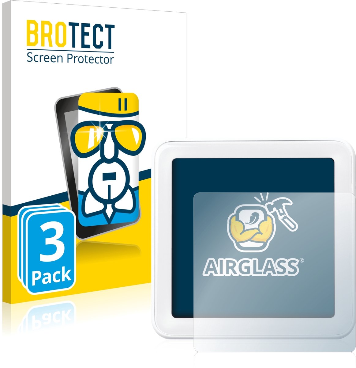 Screenprotector 3 Stuks voor SumUp Solo / Lite Beschermglas transparant