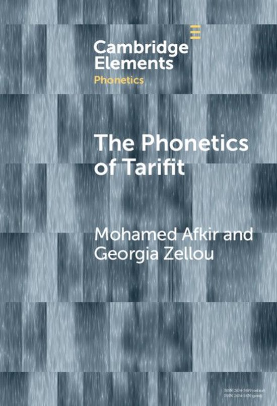 Elements in Phonetics - The Phonetics of Tarifit - cover