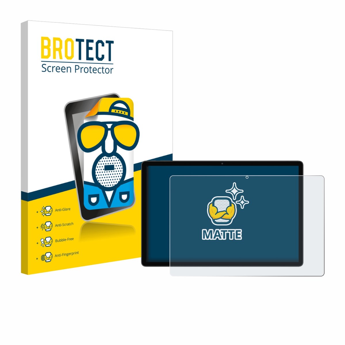 BROTECT - Screenprotector voor Blackview MEGA 8 - Folie Beschermfolie matte