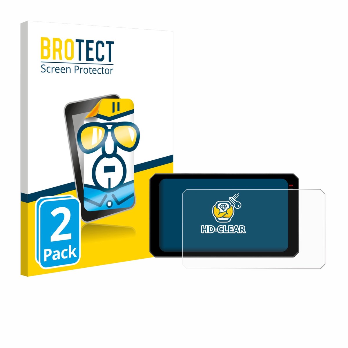 BROTECT - Screenprotector voor Chigee AIO-6 Max - Folie Beschermfolie transparant 2 Stuks
