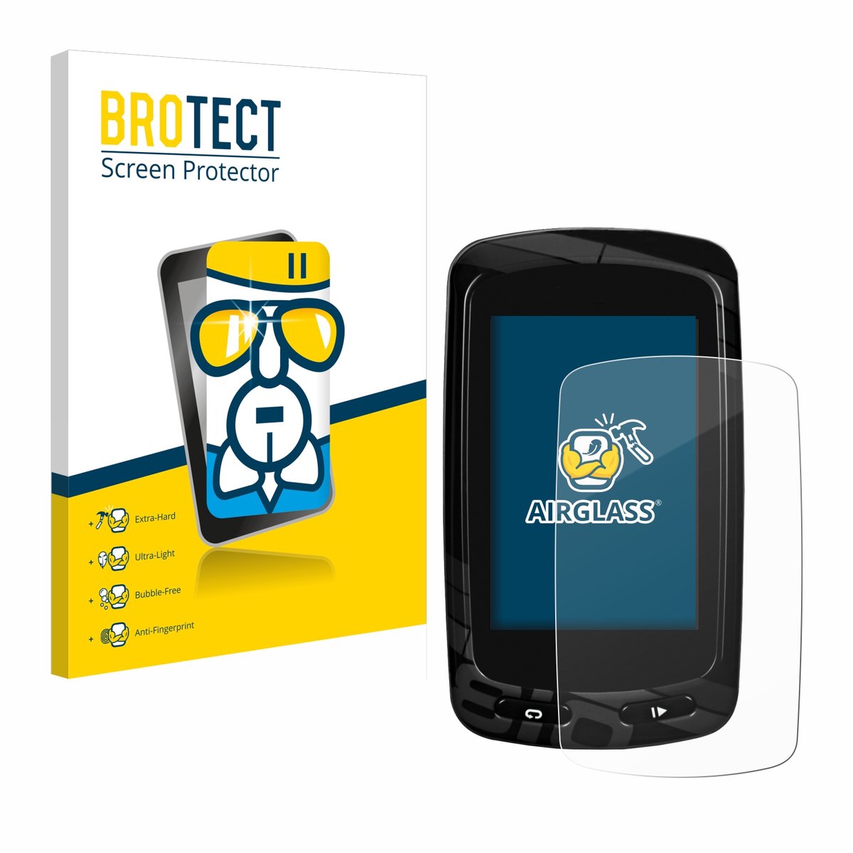 Screenprotector voor Garmin Edge 810 Beschermglas transparant