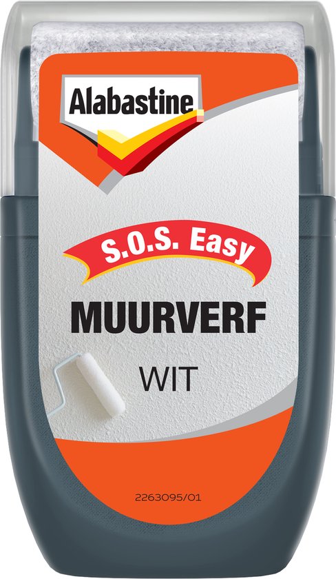 Alabastine - S.O.S. MUURVERF AANSTIPPER - Wit - 30 ML