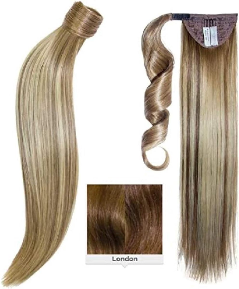 Lange Haarverlenging Clip-In Paardenstaart 55 cm - Natuurlijke Look
