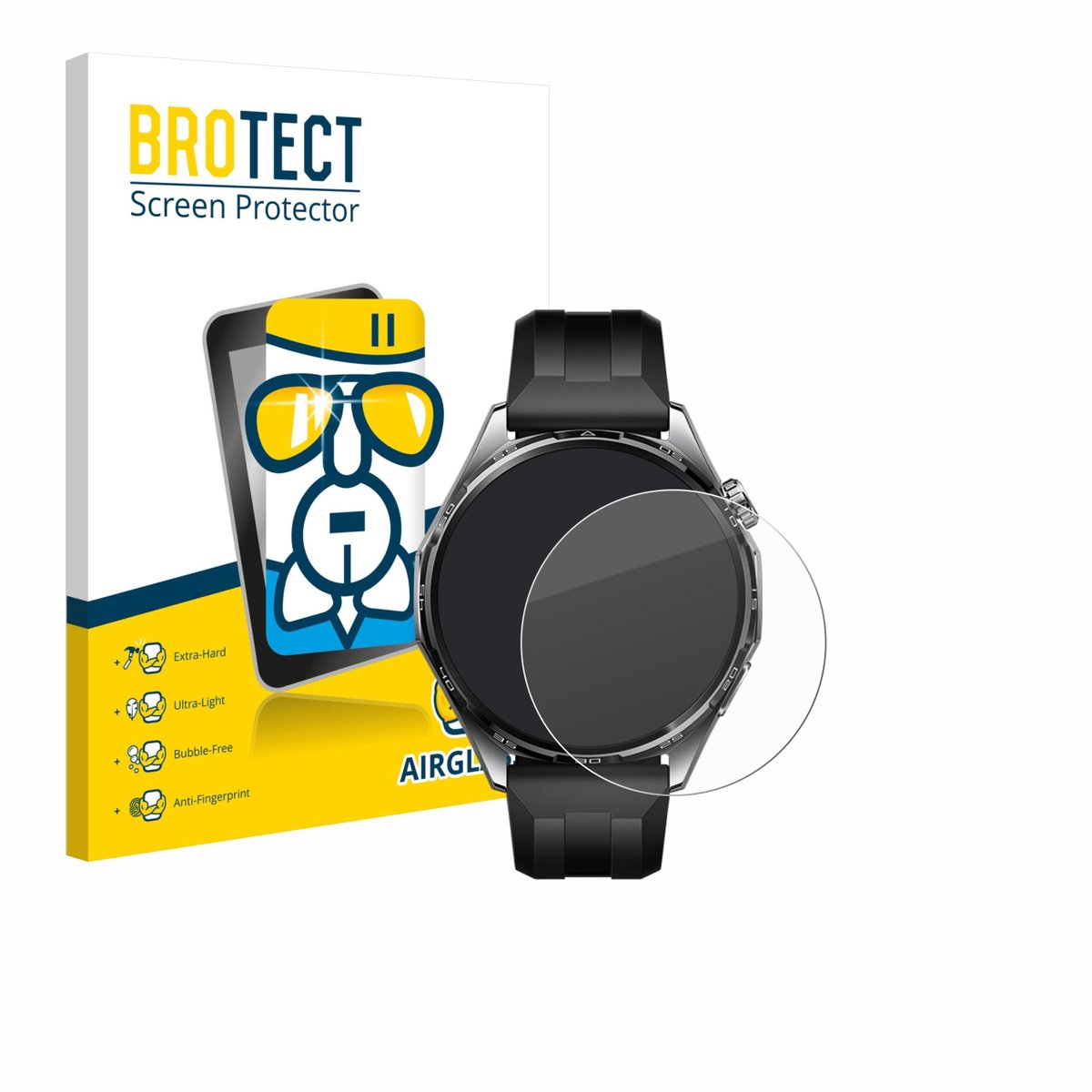 Screenprotector voor Huawei Watch GT 6 (46 mm) Beschermglas transparant