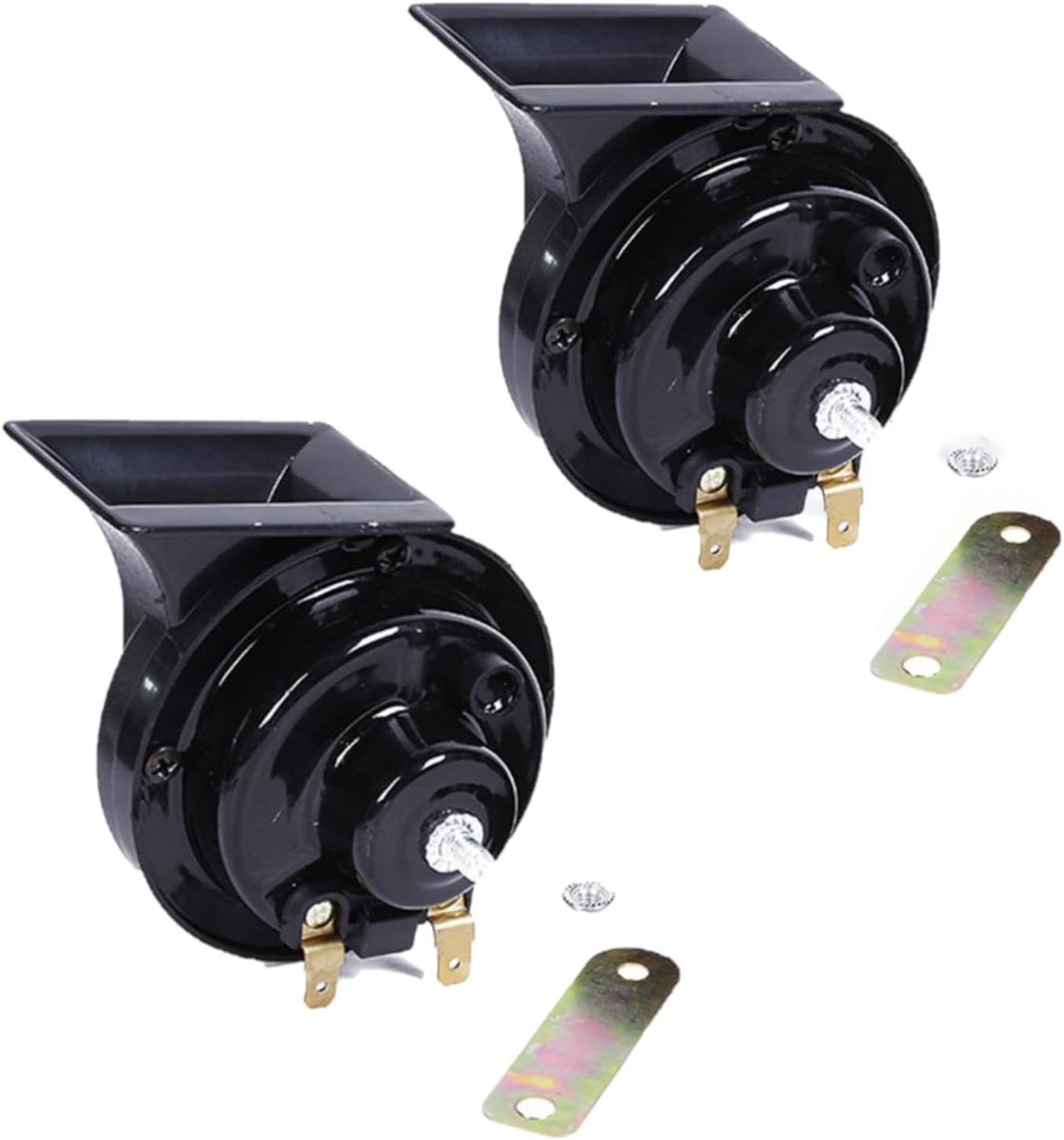 Universele 12V Trein Claxon Set (2 Stuks) - Extra Luide Autotoeter